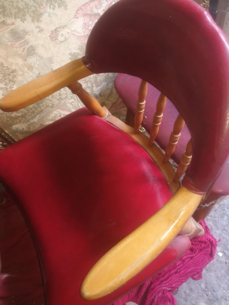4 fauteuils bois simili 1 Le Creusot (71)