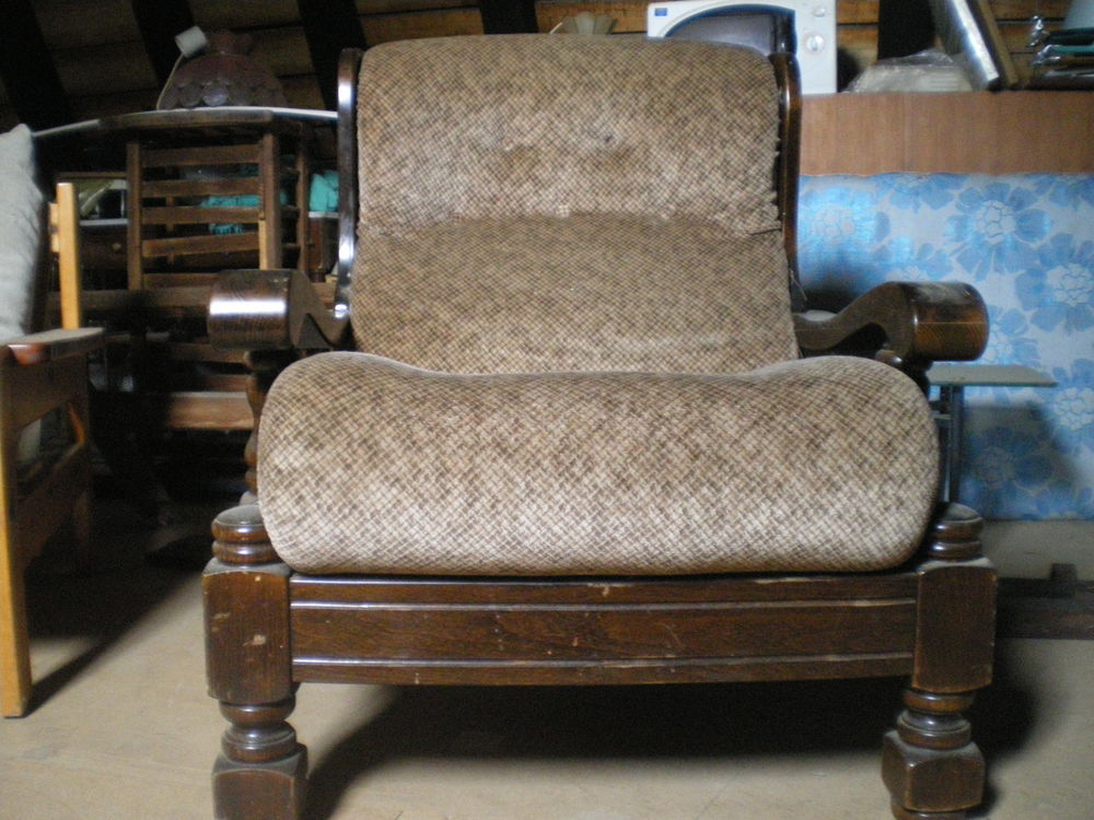 lot de fauteuils bois et tissus 80 Laloub�re (65)
