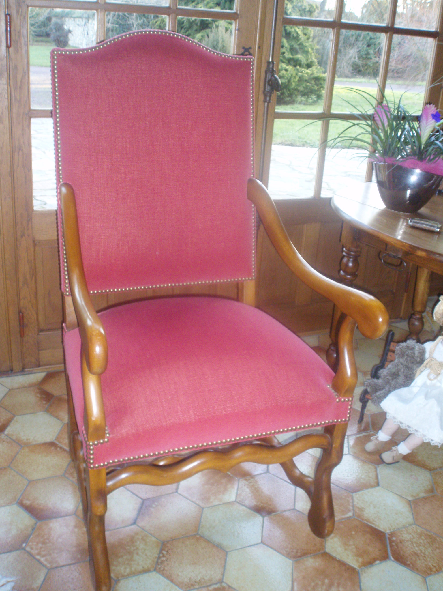 2 Fauteuils bout de table 100 Saussay (28)