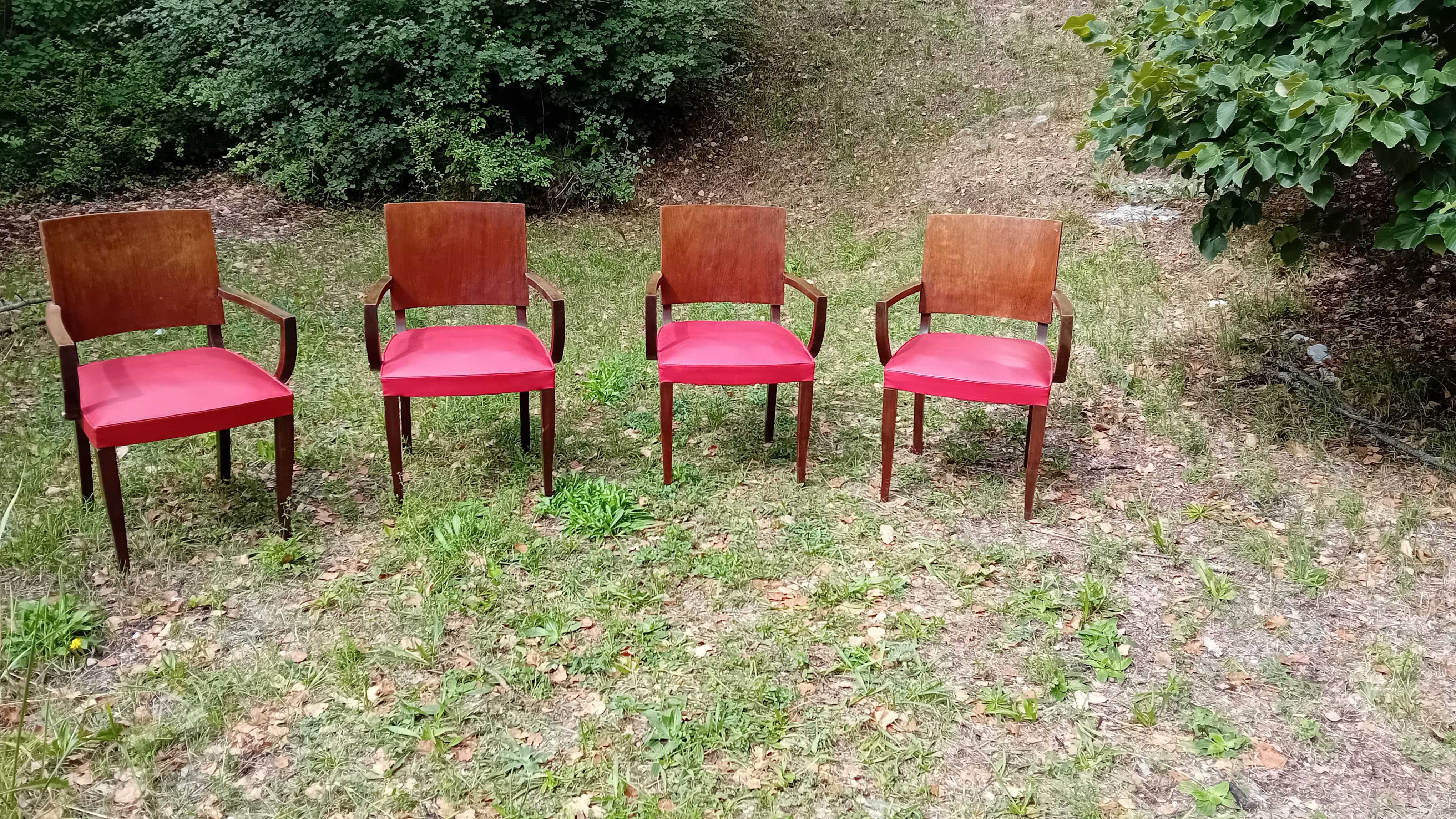 4 fauteuils BRIDGE ANNEE 50 SERIE ASSORTIE 180 Toulon (83)