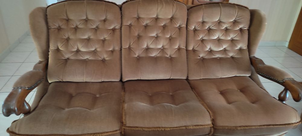 2 fauteuils et un canape convertible en velours 
0 Amboise (37)