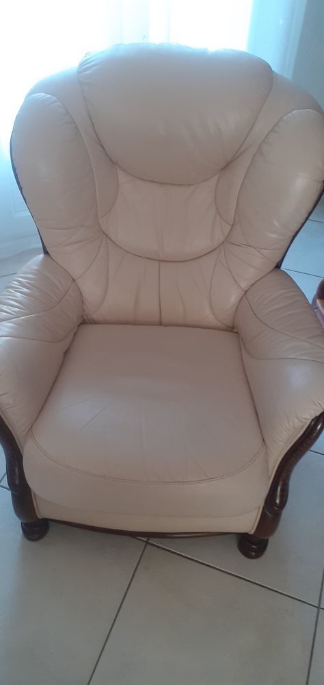 2 fauteuils cuir et bois 0 Saint-Andr�-de-Cubzac (33)