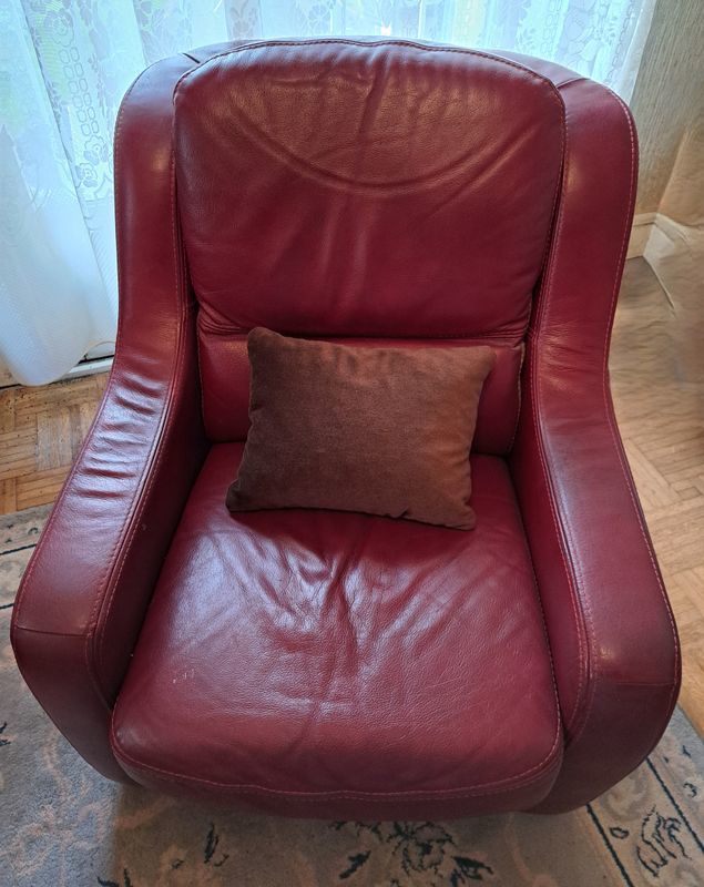 2 fauteuils en cuir de buffle � restaurer 45 Brest (29)