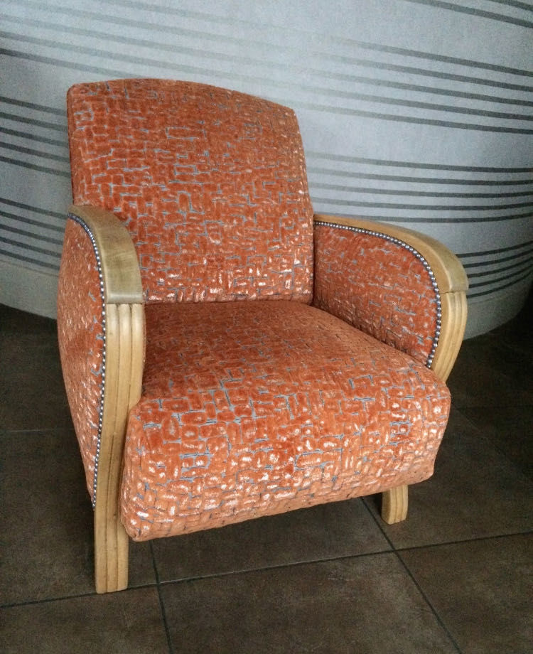 Fauteuils Art Deco et banquette 450 Besan�on (25)