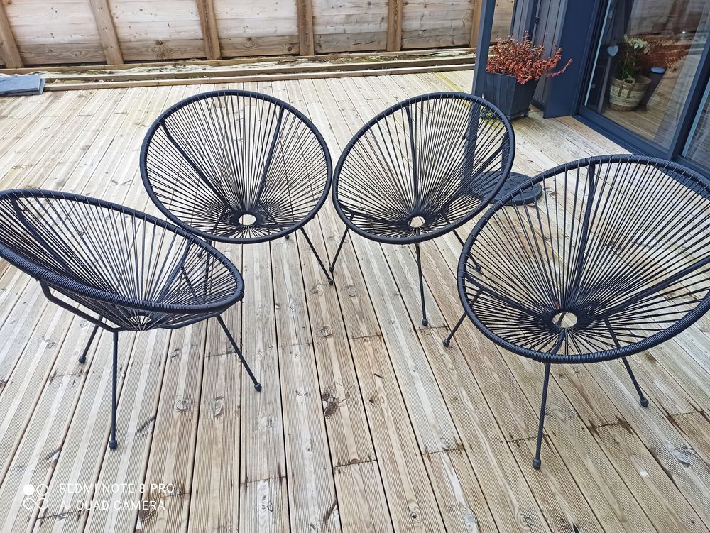 4 FAUTEUILS JARDIN 85 Seninghem (62)