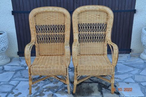 Fauteuils en osier 200 La Barthe-de-Neste (65)