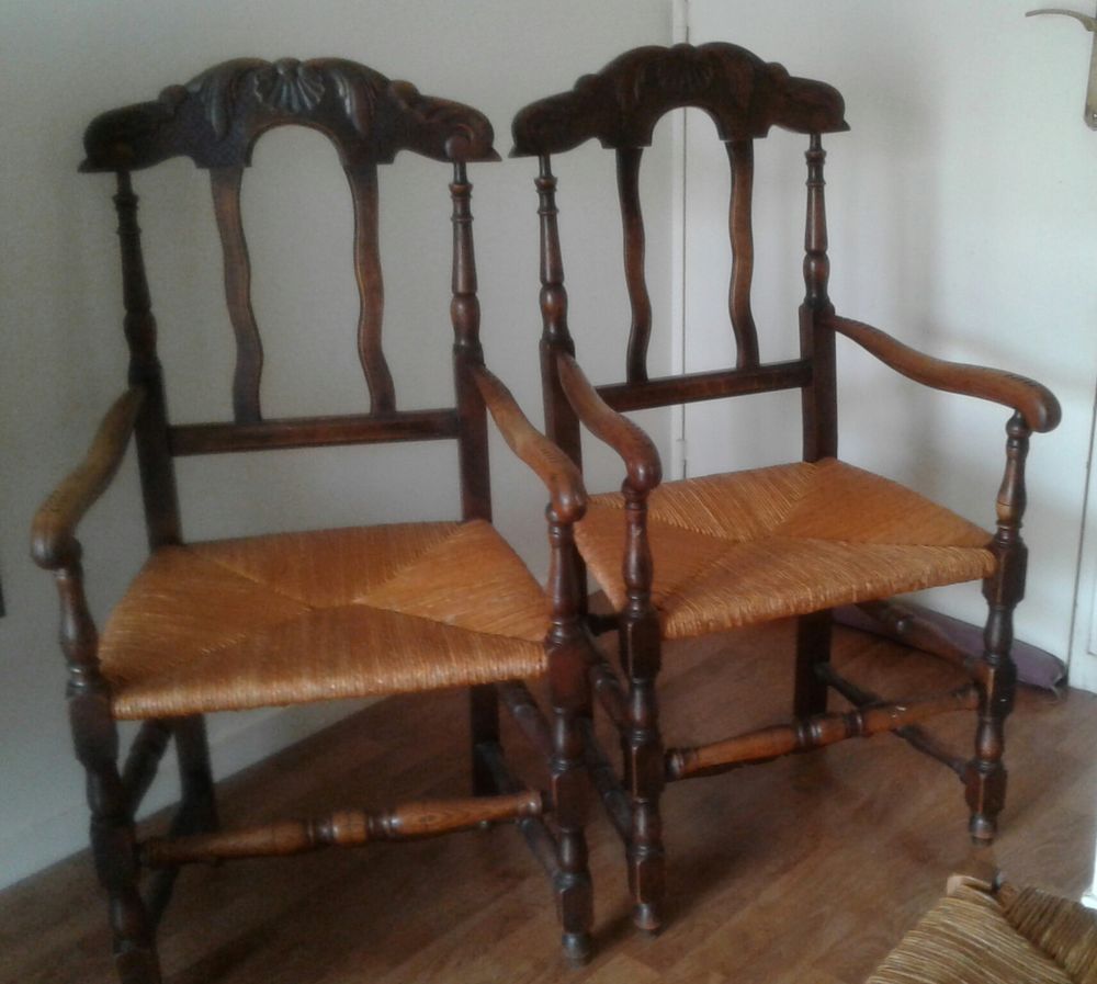 2 FAUTEUILS PAILLES 19�me 300 Boulogne-Billancourt (92)