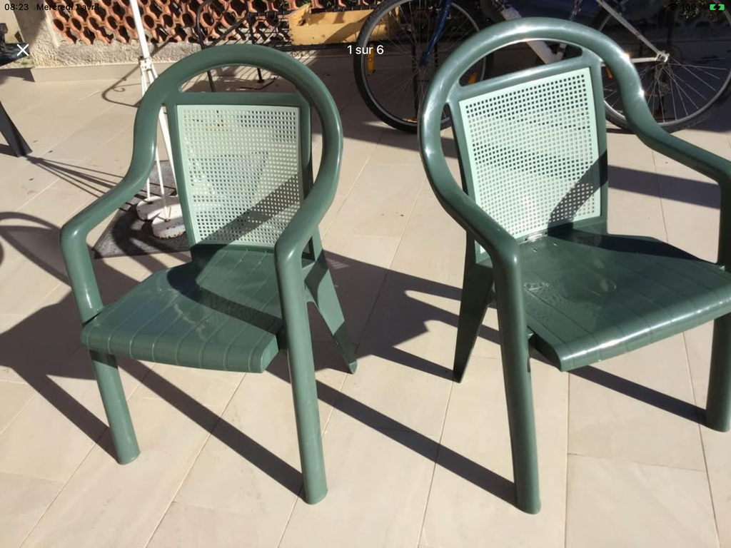  Lot de 4 fauteuils pour terrasse ou jardin en tr�s bon �tat 40 Aix-en-Provence (13)