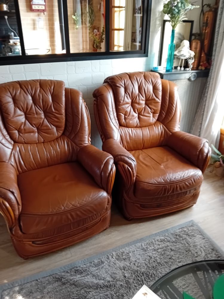 2 Fauteuils salon 200 Anv�ville (76)