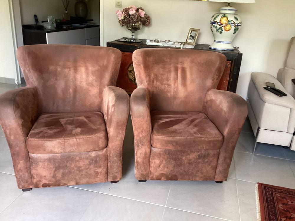 2 FAUTEUILS SU�DINE MARRON 50 Pompignac (33)