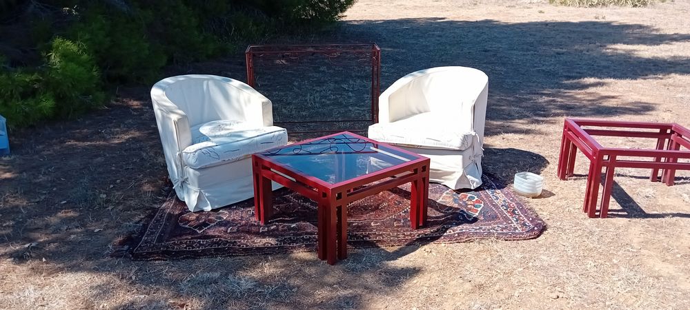 2 fauteuils tissu,  x 100 Mireval (34)