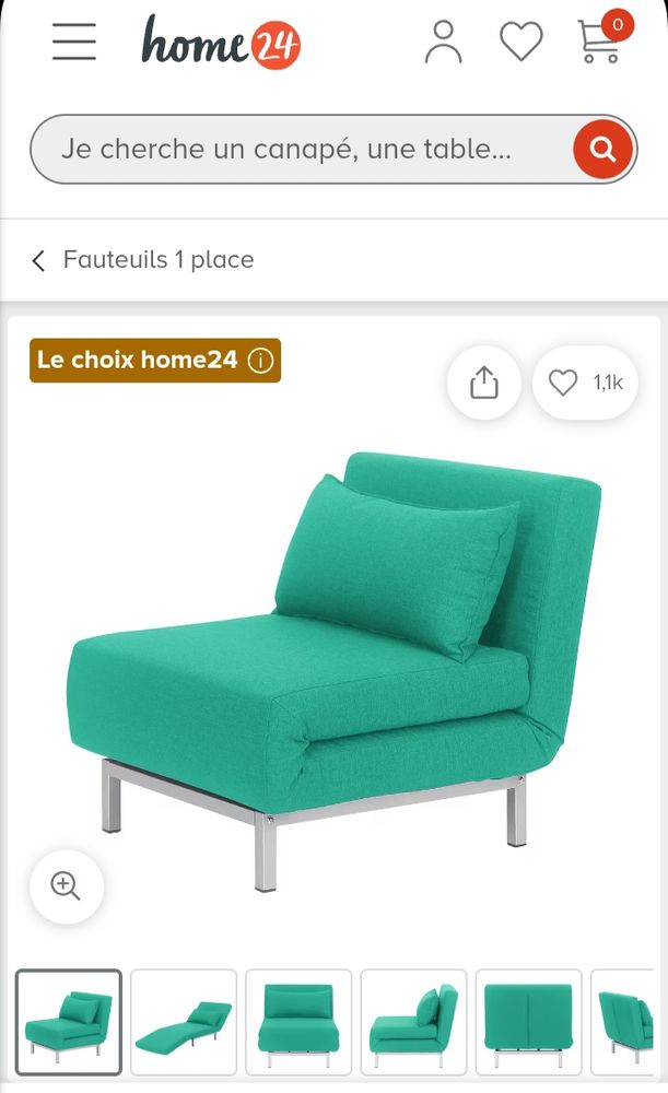 lot de 4 fauteuils ou � l'unit� 0 Decazeville (12)