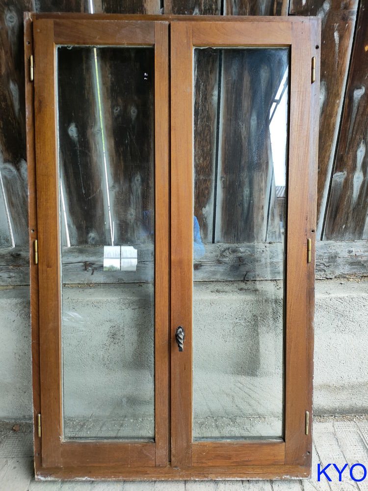 Fen�tre en bois massif 100x163cm, double vitrage, 2 vantaux 69 Foncine-le-Haut (39)