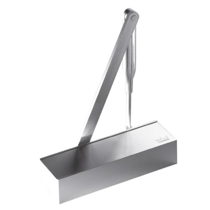 FERME PORTE TS71 ARGENT 3/4 EN 1154  DORMA avec  Bras glissiere 60 Lens (62)