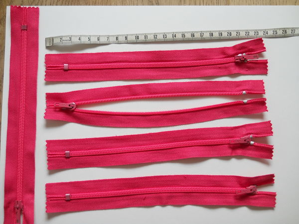 Fermetures 20 cm  ROSE VIF  4 Semoy (45)
