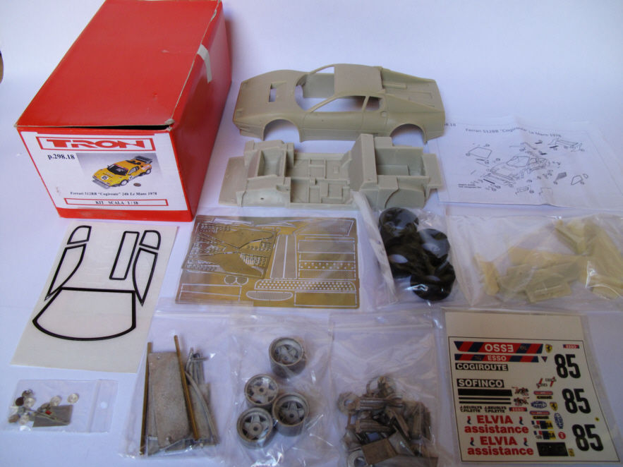 Ferrari 512BB 24H LM78 #85 kit r�sine TRON P298.18 300 Saint-Amand-les-Eaux (59)