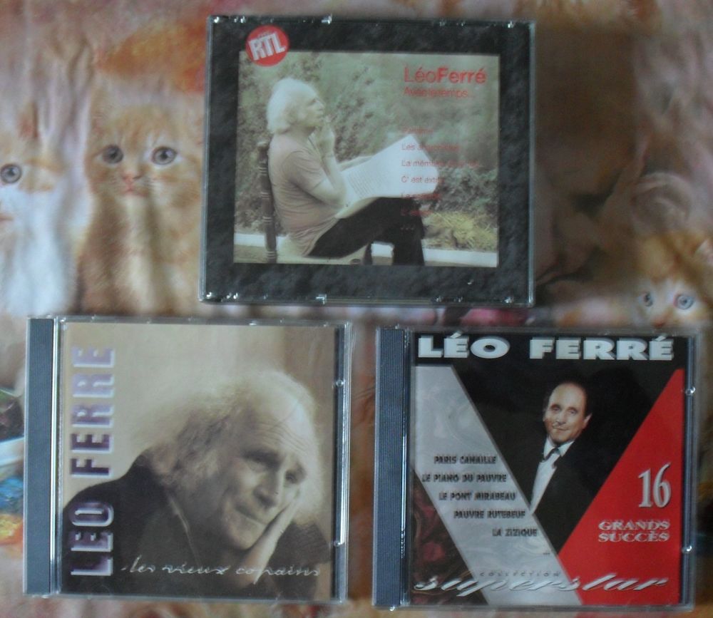 Lot de 4 CD de LEO FERRE 32 Montreuil (93)