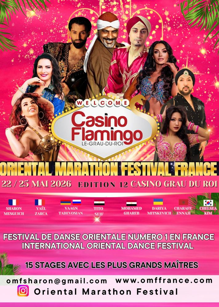 Festival International de Danse Orientale ? 22-25 mai 2026 ? 0 Le Grau-du-Roi (30)