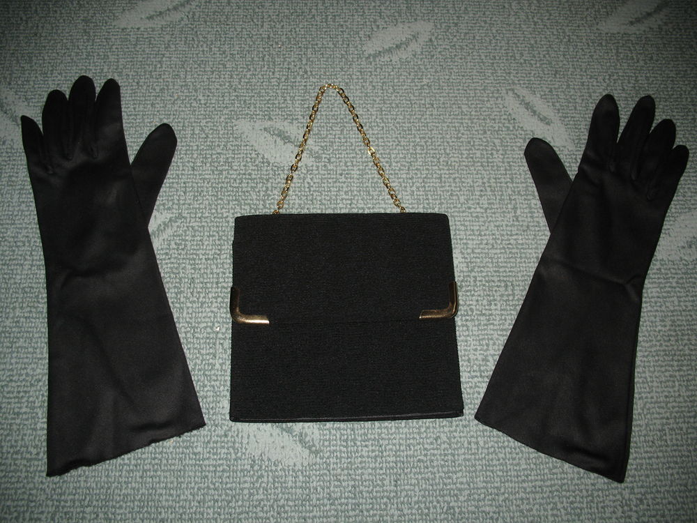 F�tes : Ensemble pochette + gants long de soir�e 16 Antony (92)