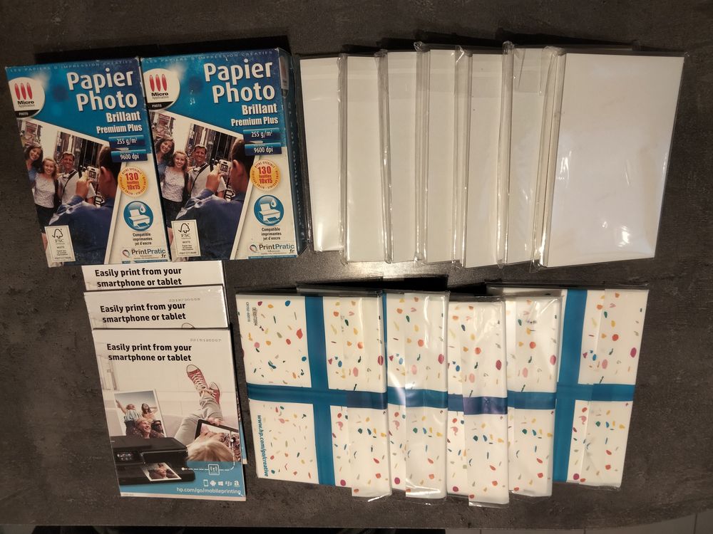 Lot de 725 feuilles papier photo 10 x 15 cm et 12 x 18 cm 20 Vitry-le-Fran�ois (51)