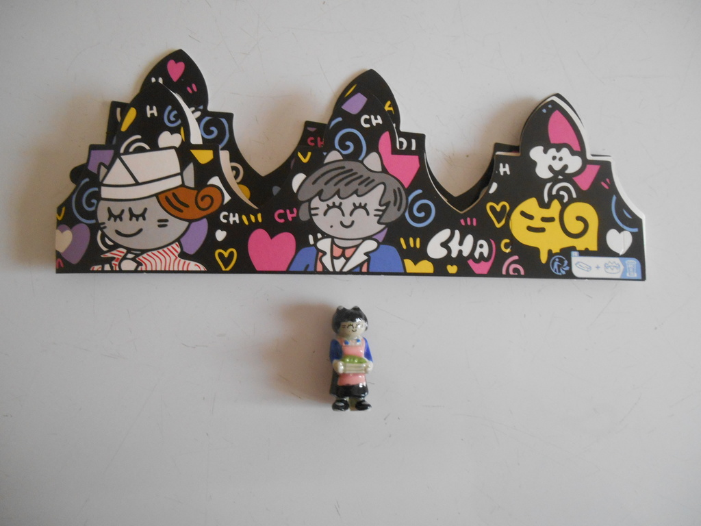 F�ve Chanoir en c�ramique avec sa couronne 3 Villejuif (94)