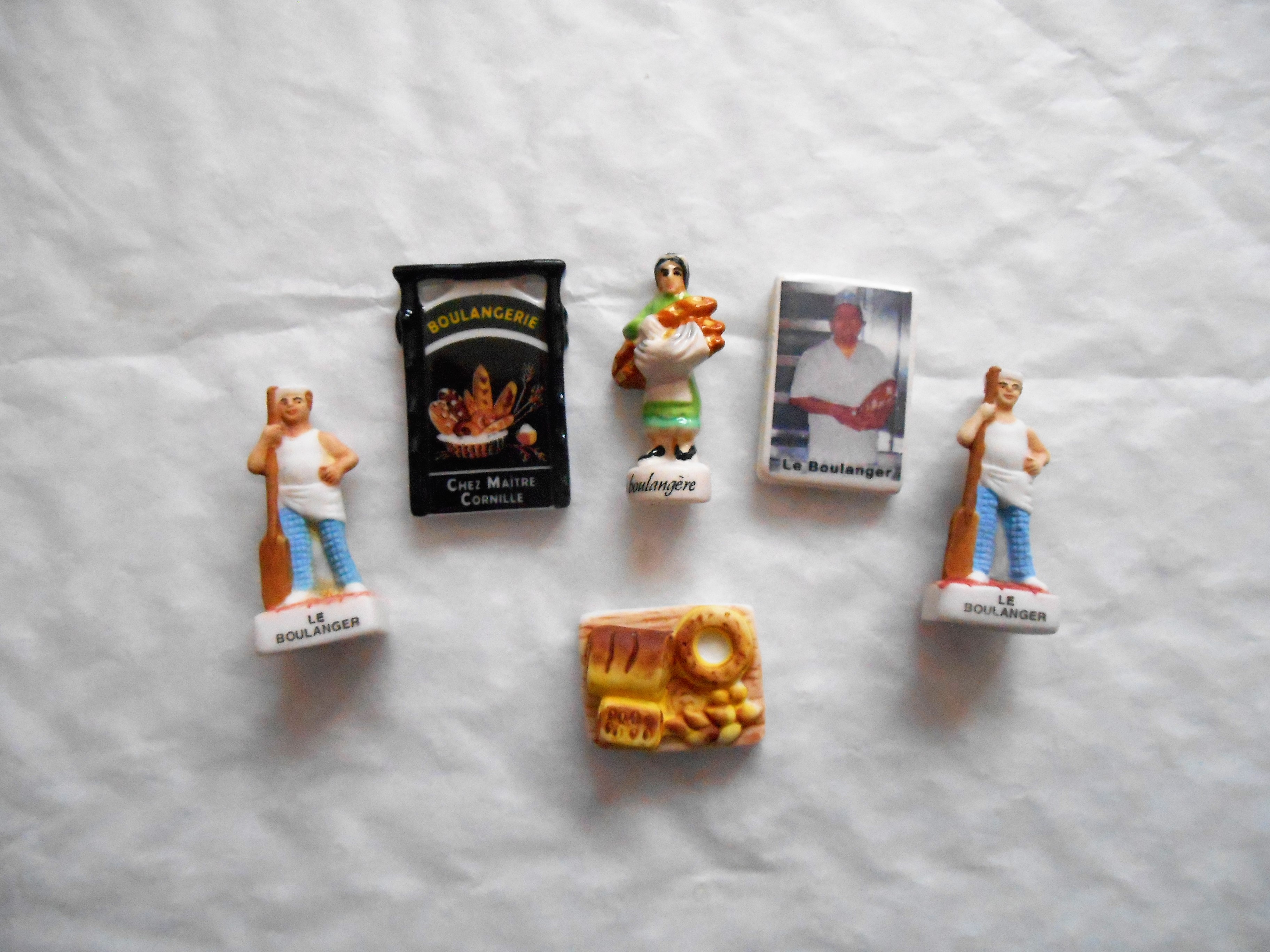 Lot de 6 F�ve Th�me Boulangerie D�coratives 3 Villejuif (94)