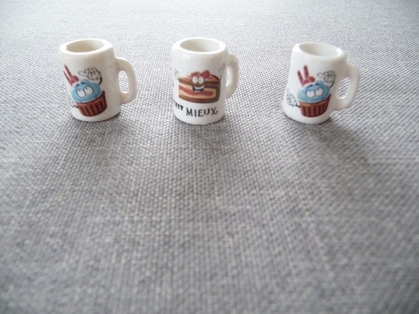 3 f�ves mugs ou chopes avec message humoristique - Neuves 6 Celles-sur-Belle (79)