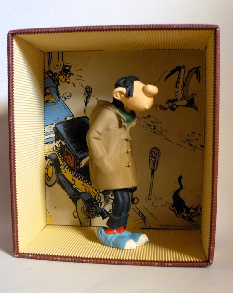 figurine Gaston Duffle Coat en boite d�cor - Leblon Delienne 180 Argenteuil (95)