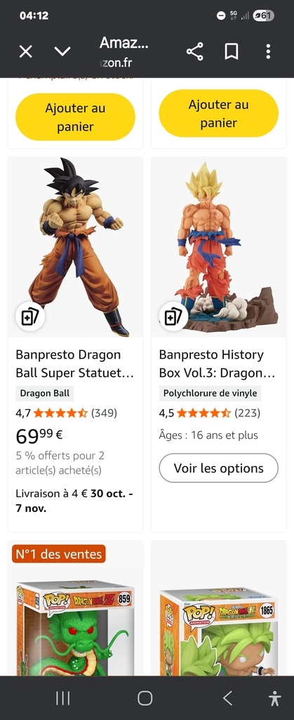 Figurine Goku Dragon Ball Collection 30 Romagnat (63)