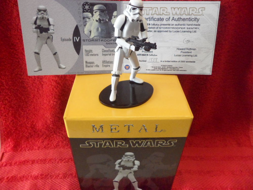 Figurine Star Wars Stormtrooper Sentry en m�tal Ed limit�e 90 Haubourdin (59)