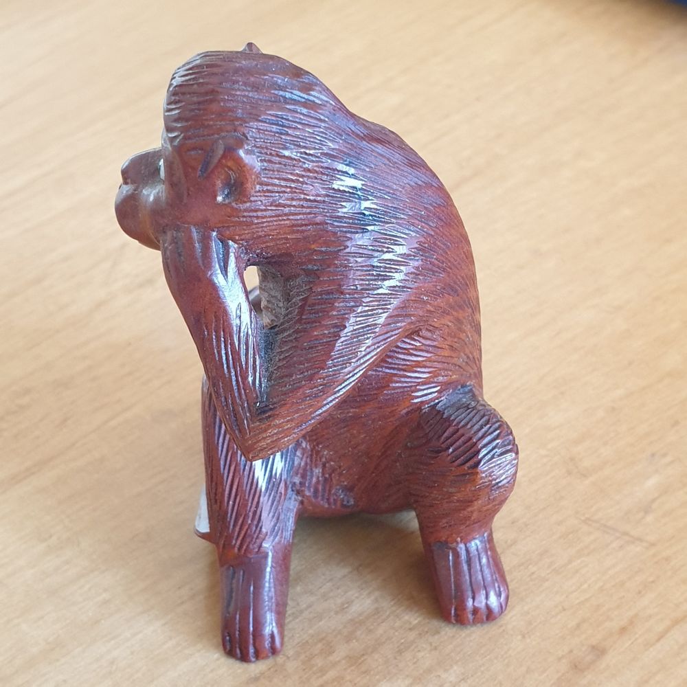 Figurine Vintage Singe chinois 6,6 cm 85 Antony (92)