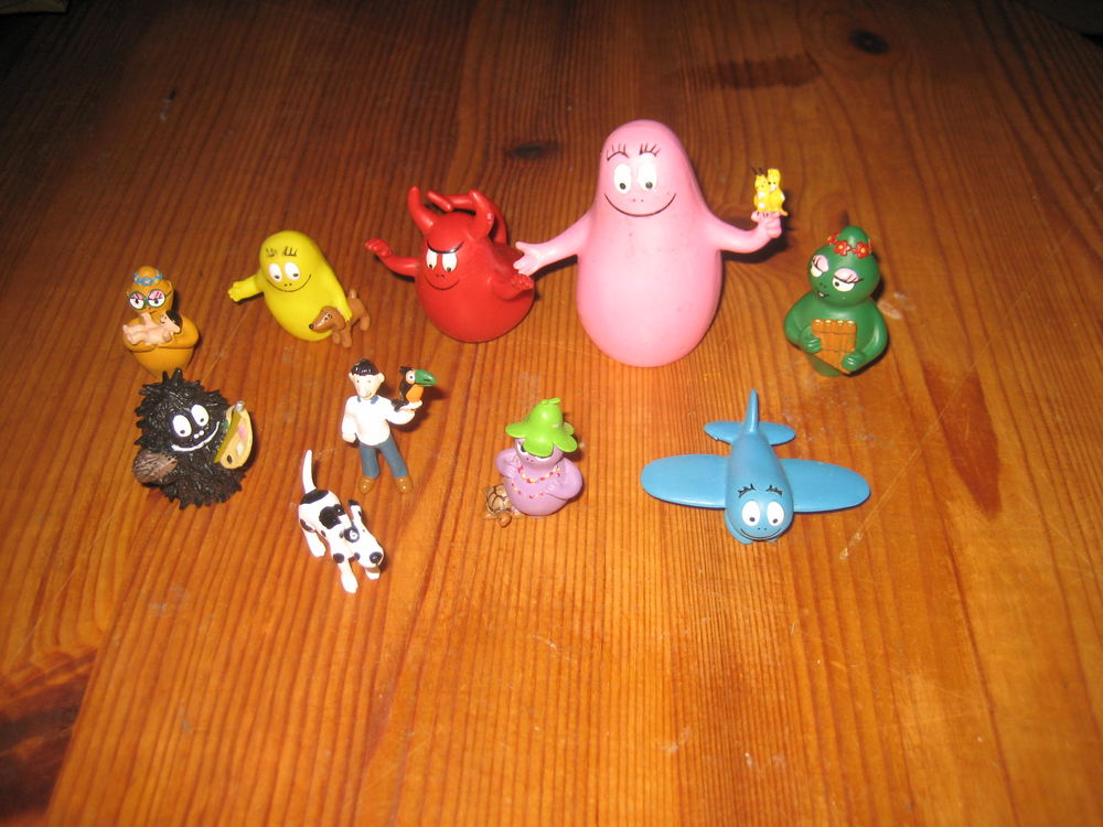 lot 10 figurines BARBAPAPA plastoy serie complete 20 C�zy (89)