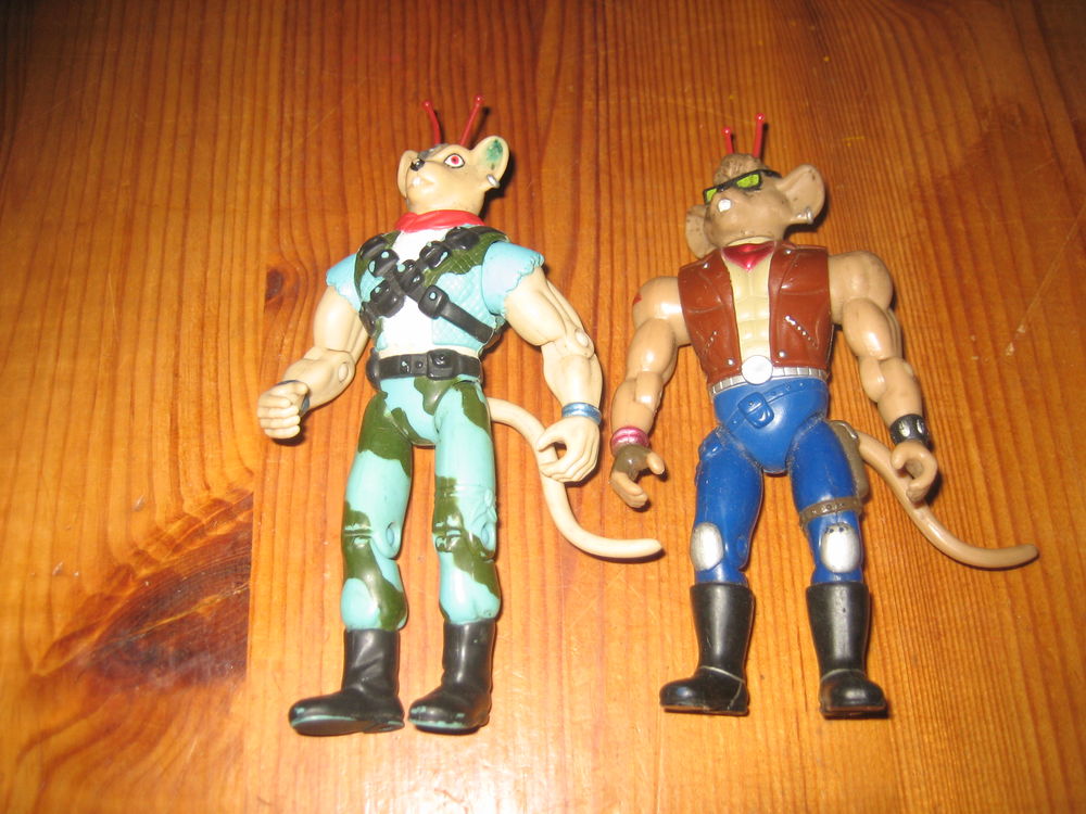 les 2 figurines biker mice 1993 galoob 10 Cézy (89)