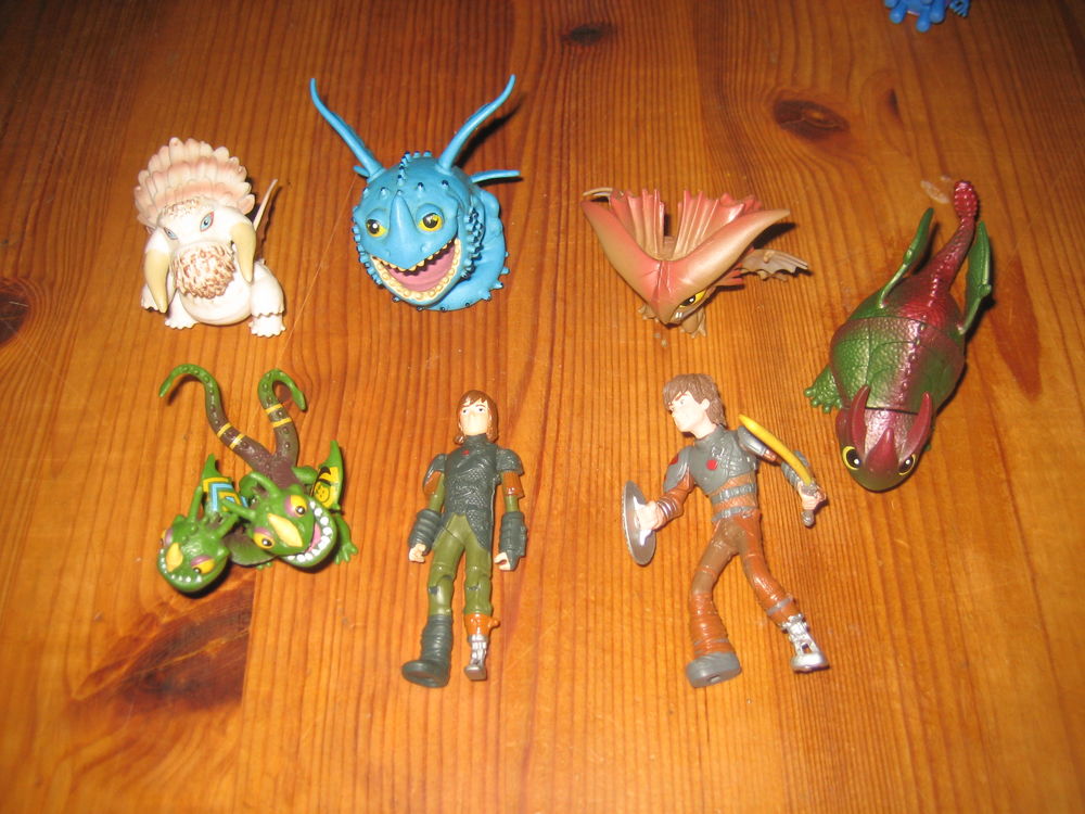 lot 7 figurines comment dresser un DRAGON dreamworks mattel 20 C�zy (89)