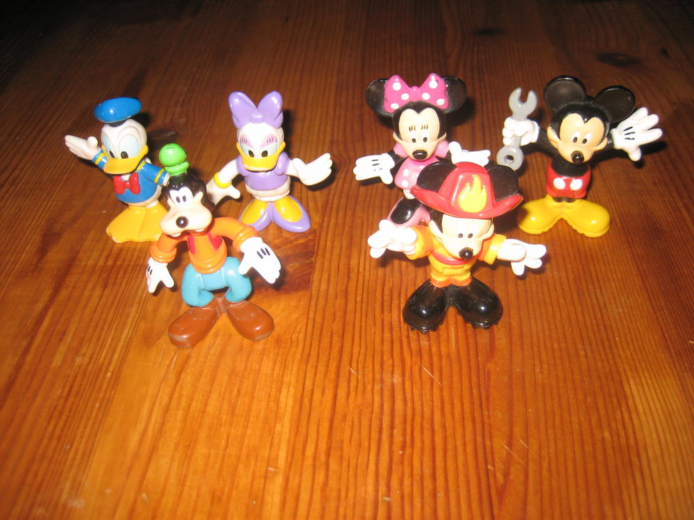 lot 6 figurines DISNEY MATTEL 2003 mickey minnie donald dingo daisy 10 C�zy (89)