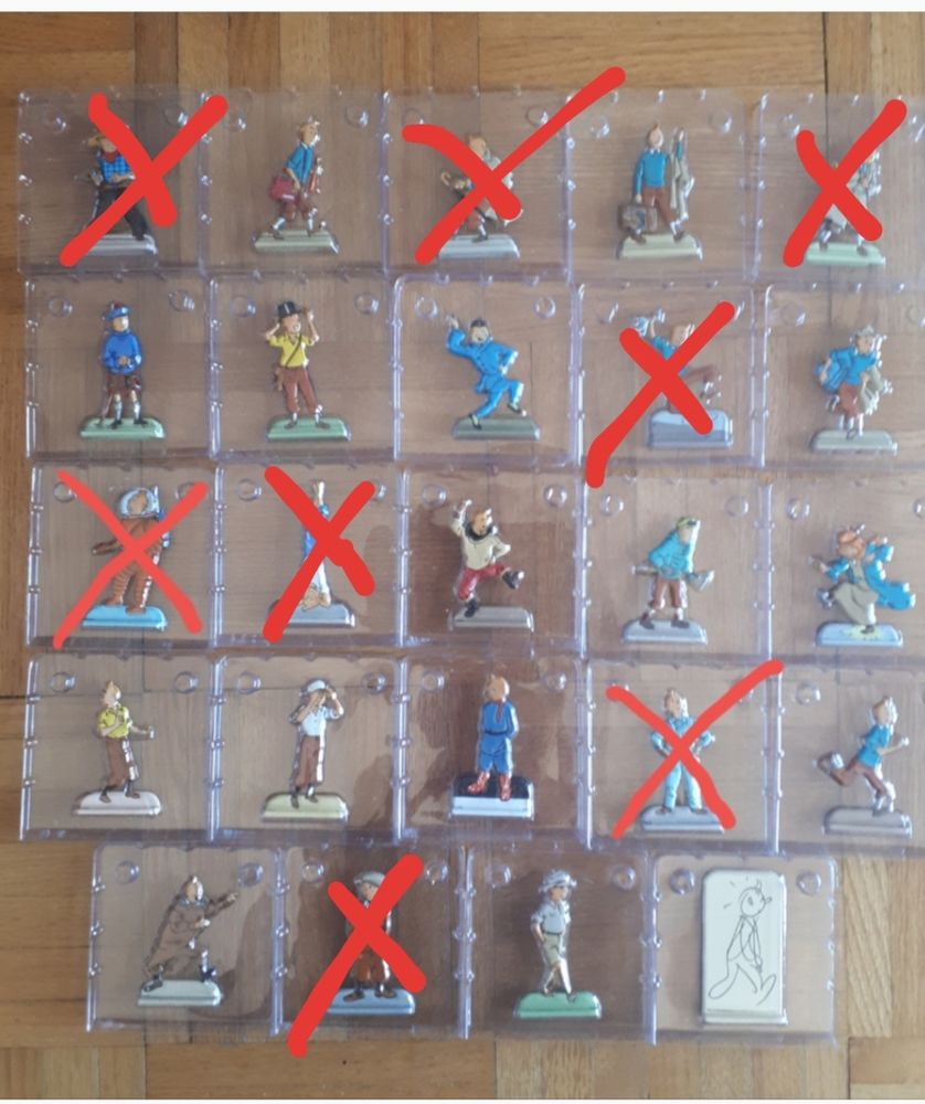 15 figurines m�tal LES ARCHIVES DE TINTIN  - 9 euros pi�ce 9 Villemomble (93)