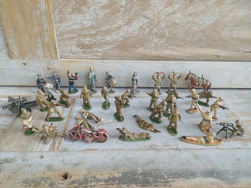 Lot Figurines Soldats Quiralu WW1-WW2 0 Loches (37)