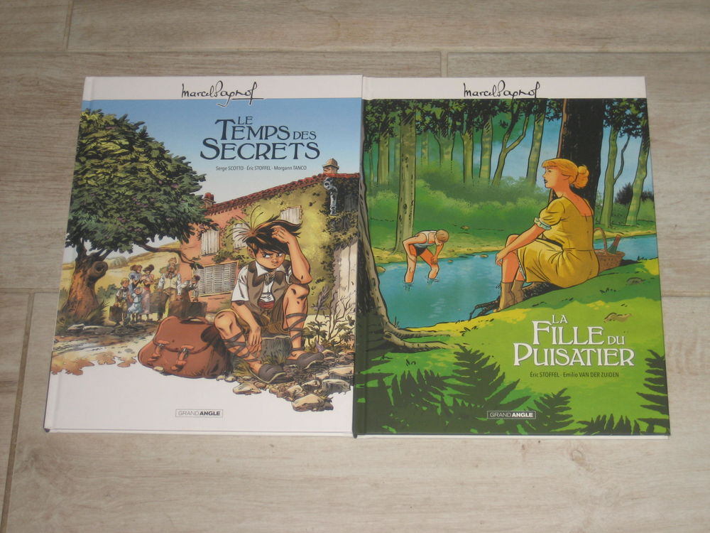 lot 2 bd LA FILLE DU PUISATIER+LE TEMPS DES SECRETS marcel pagnol GRAND ANGLE BAMBOO 18 C�zy (89)