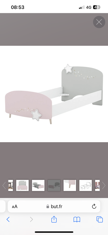 Lit fille style scandinave 110 Saint-Valery-en-Caux (76)