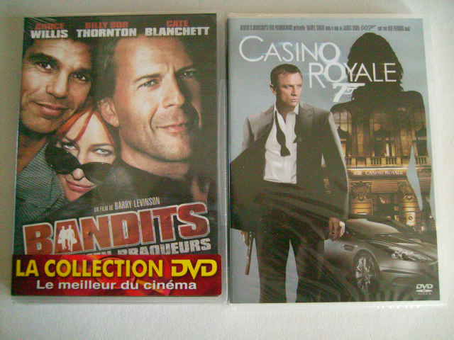 
2 DVD FILM D'ACTION (James Bond 007 - Bruce Willis) 5 Wolxheim (67)