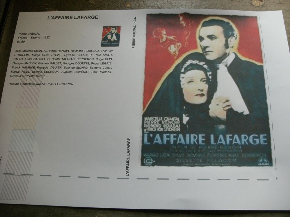 Film :   L 'affaire Lafarge   40 Saint-M�dard-en-Jalles (33)