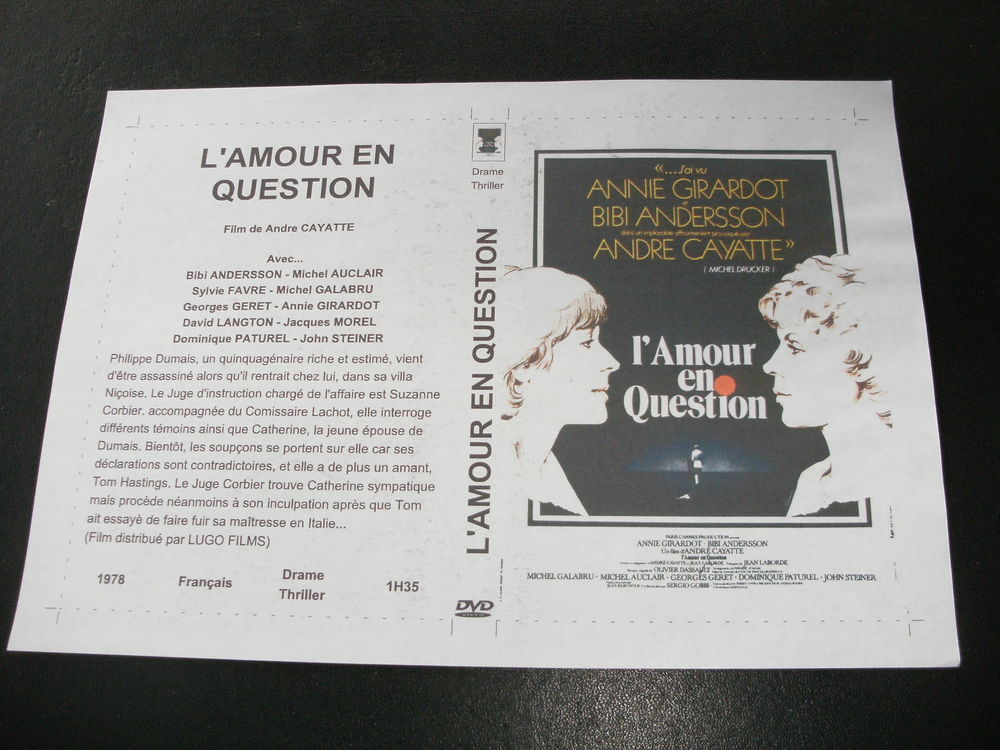 Film :   L ' amour en question   35 Saint-M�dard-en-Jalles (33)
