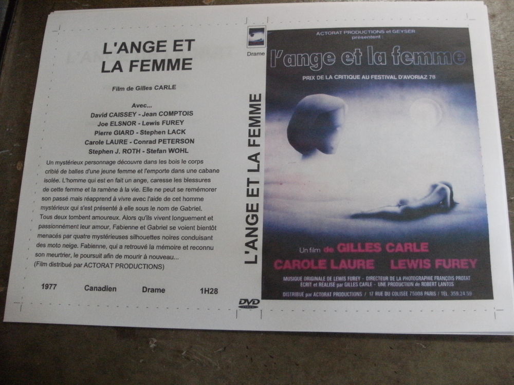 Film :   L 'ange et la femme   40 Saint-M�dard-en-Jalles (33)