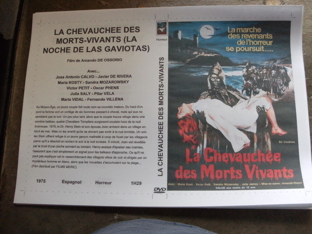 Film :   La chevauchee des morts-vivants   35 Saint-Médard-en-Jalles (33)