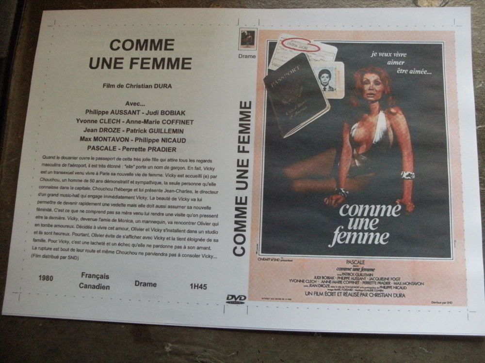 Film :   Comme une femme   40 Saint-M�dard-en-Jalles (33)