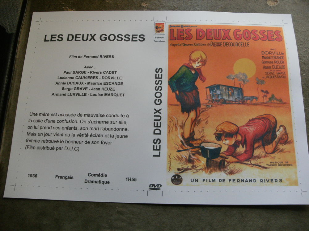 Film :   Les deux gosses   35 Saint-M�dard-en-Jalles (33)