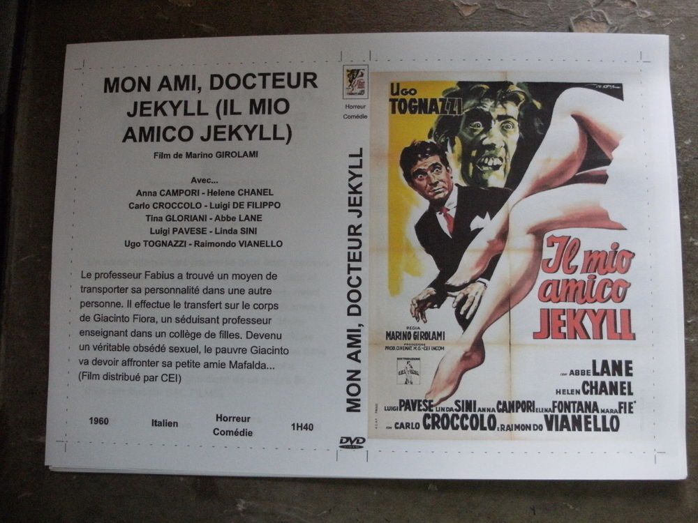 Film :   Mon  ami docteur Jekyll   40 Saint-M�dard-en-Jalles (33)