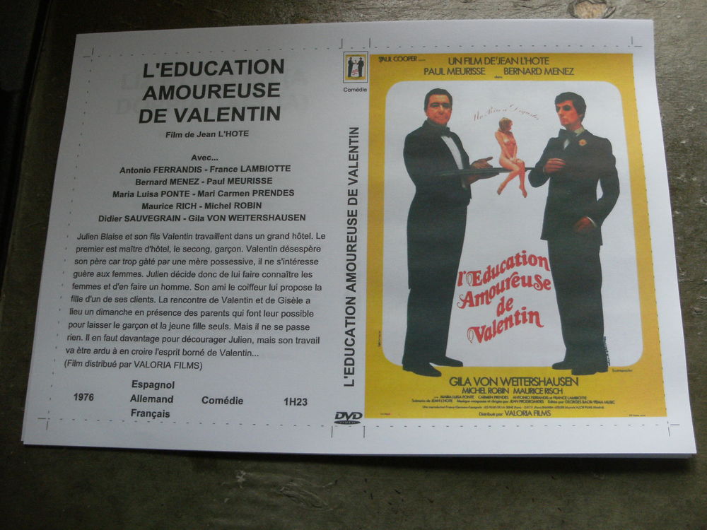 Film :   L 'education amoureuse de Valentin   40 Saint-M�dard-en-Jalles (33)