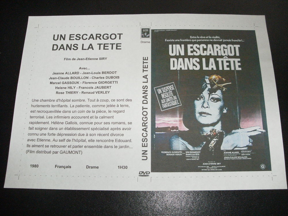 Film :   Un escargot dans la tete   35 Saint-M�dard-en-Jalles (33)