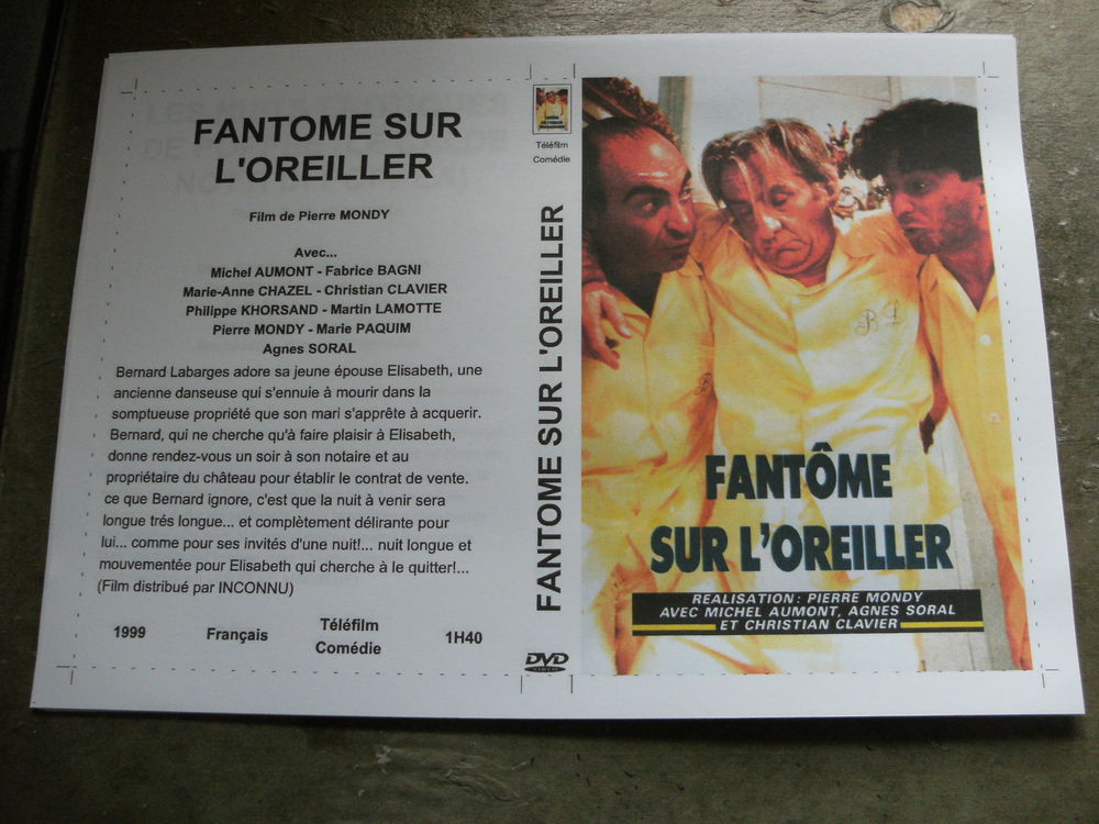 Film :   Fantome sur l'oreiller   35 Saint-Médard-en-Jalles (33)